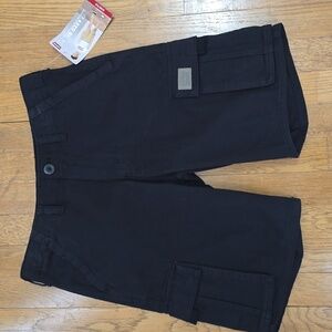 LEVIS YOUTH BOYS BLACK RELAXED FIT CARGO SHORTS SIZE 16